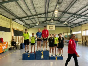 Campeonato de Asturias de Tenis de Mesa en categoría dobles mixto