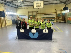 Campeonato de Asturias de tenis de mesa Benjamín Femenino dobles