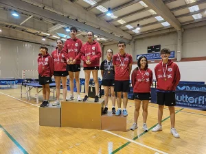 Campeonato de Asturias de Tenis de Mesa Sub 21 en categoría dobles mixtos