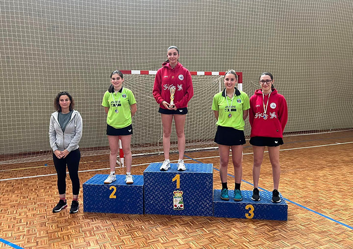 Campeonatos de Asturias de tenis de mesa absolutos (equipos) y juveniles (individual y dobles).