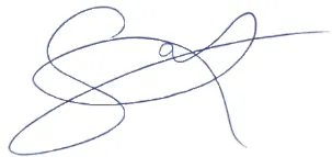 Firma de Salvador Alfonso Rodríguez, presidente de la FTMPA