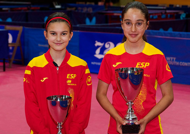 Julia Fernández, subcampeona Sub 11 del WTT Youth Contender (Plajta D'Aro)