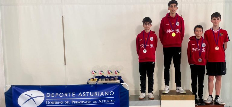 Juegos Deportivos prueba individual Federación Tenis Mesa del Principado de Asturias