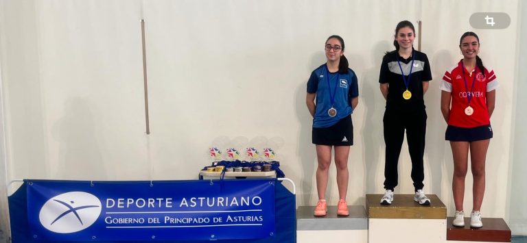 Juegos Deportivos prueba individual Federación Tenis Mesa del Principado de Asturias